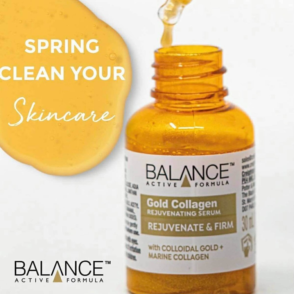 Serum Balance Gold Collagen Chống Lão Hóa  Tái Tạo Da Active Formula Rejuvenating -  Chai 30ml