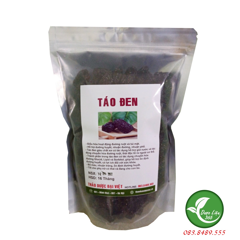 Táo Đen (Đại táo) 500G - Loại thượng hạng