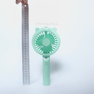 Quạt sạc mini phun sương cute có đèn