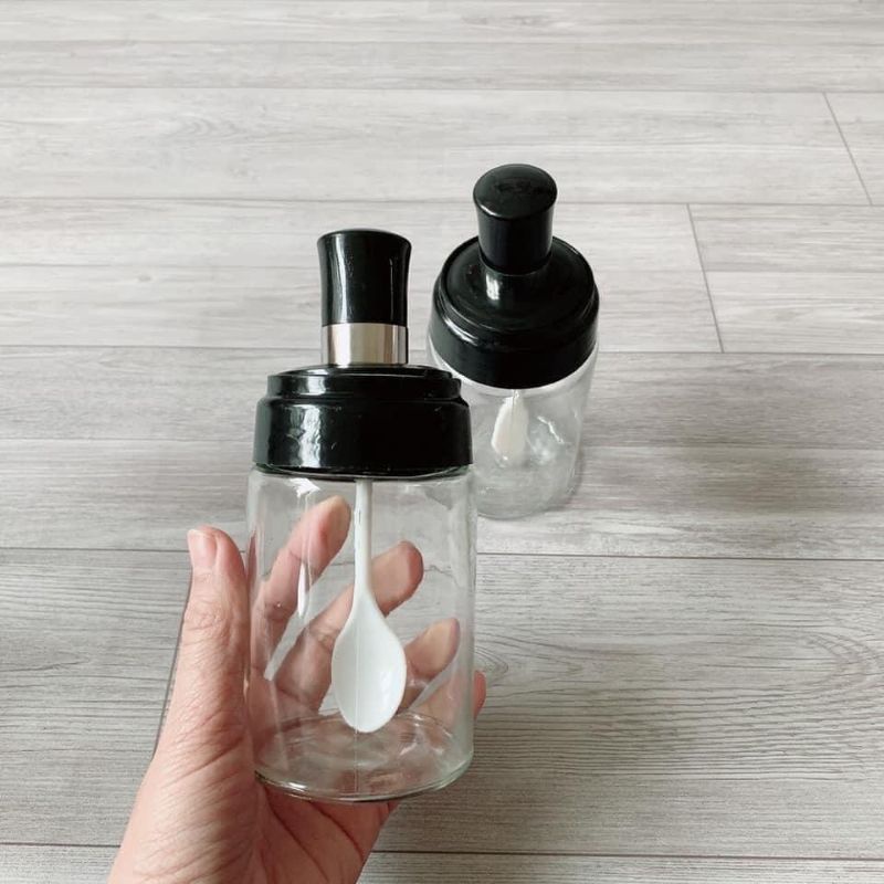 HỘP _ LỌ ĐỰNG GIA VỊ KÈM THÌA, MUỖNG CAO CẤP