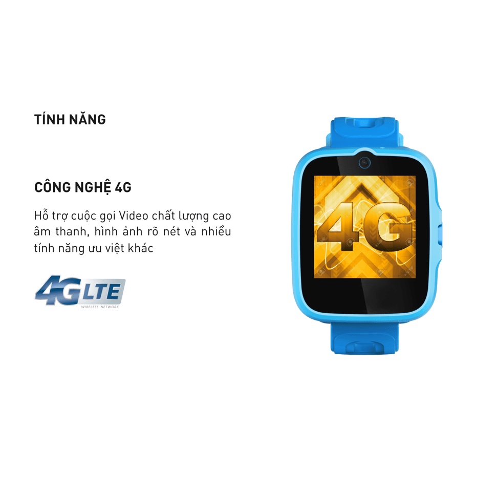 Đồng hồ định vị trẻ em Masstel Super Hero 4G - Nghe gọi video call - Hàng chính hãng