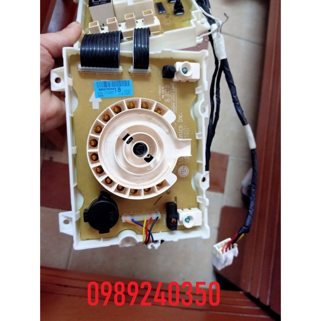 Bo mạch hiển thị máy giặt LG 13900