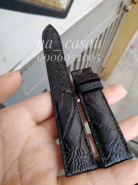 DÂY ĐỒNG HỒ DA CHÂN ĐÀ ĐIỂU