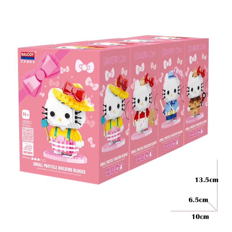 Đồ Chơi Lắp Ráp Mô Hình Hello Kitty