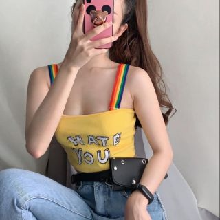 Áo croptop dây 7 màu