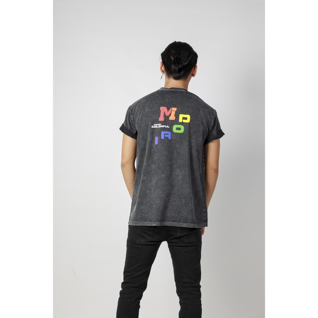 Áo thun form rộng tay lỡ Unisex Phông Nam Nữ Wash Cao Cấp Local Brand Mi Midori