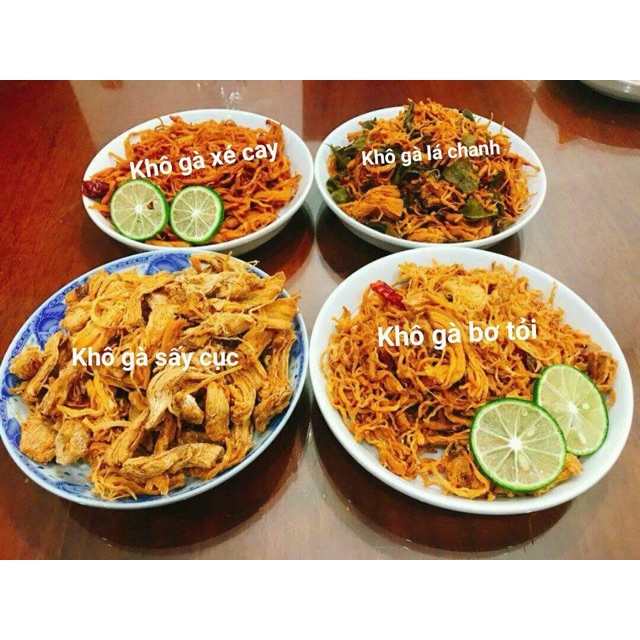 250gr Khô gà nhà làm-ngon dai, sạch & đặc biệt an toàn