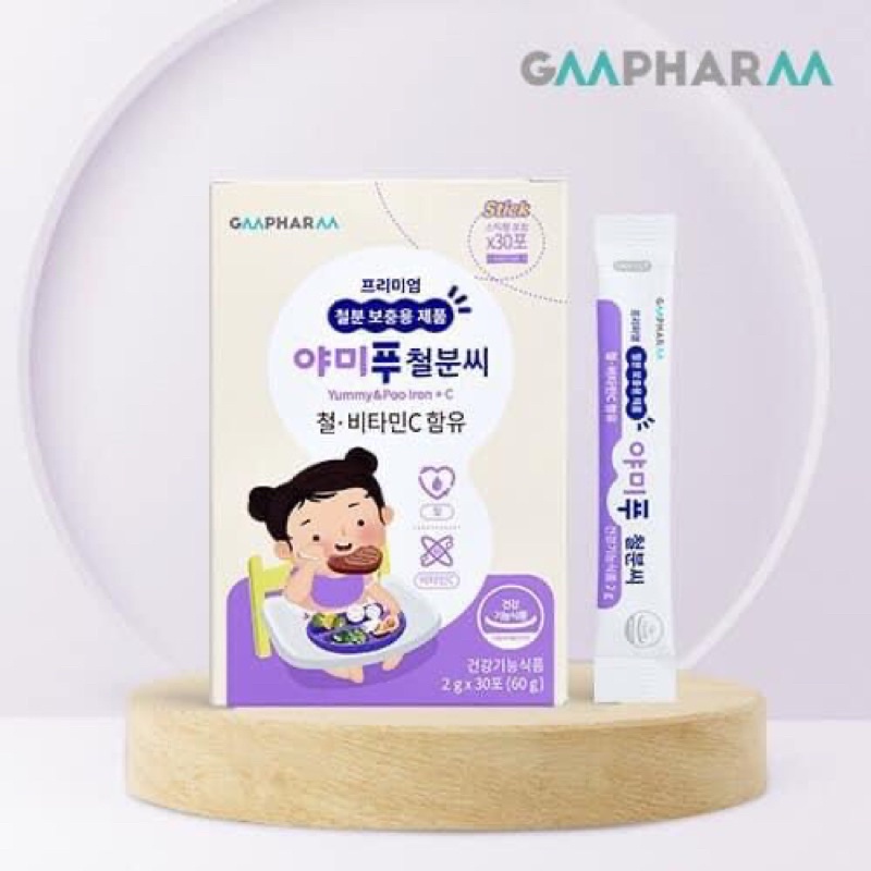 Sắt GM Pharm cho bé từ 6m ( hộp 30 gói )
