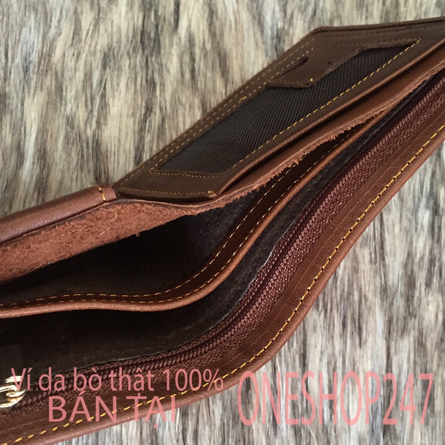 Ví nam A31V,  bóp nam ví da bò nguyên miếng chuẩn đẹp