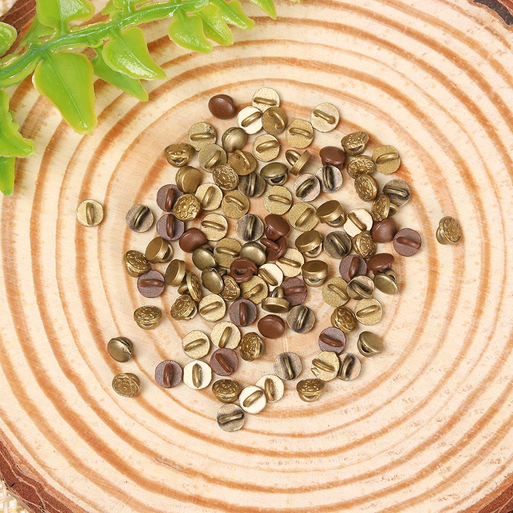 20 / 40 Khuy Áo 4mm Cho Búp Bê