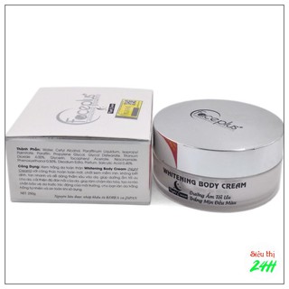 Kem trắng da toàn thân Whitening Body Cream (Night Cream) Face plus 250g (Trắng)