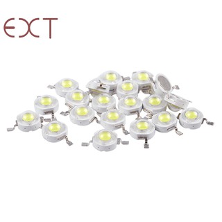 Boộ 20 đèn LED trắng 2 pin 3W công suất cao 170-190Lm 6000K