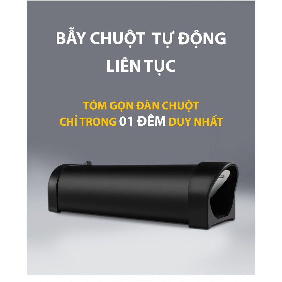 Bẫy Chuột Thông Minh Không Dùng Lò Xo An Toàn Tuyệt Đối