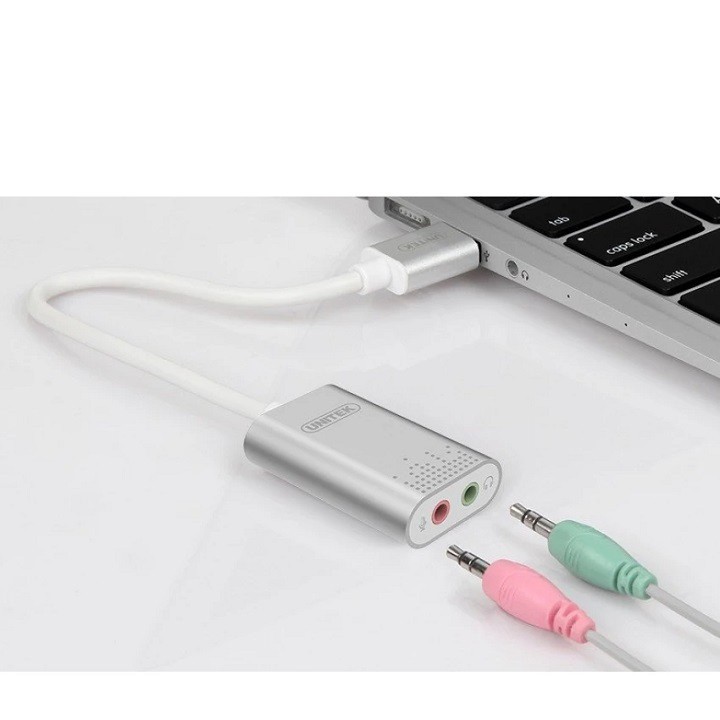 USB Sound âm thanh cao cấp Unitek Y-247 Hàng Chính Hãng