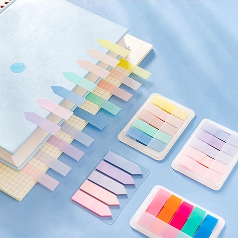 Set 100 Giấy Ghi Chú Nhiều Màu Sắc Dễ Thương Đa Ứng Dụng