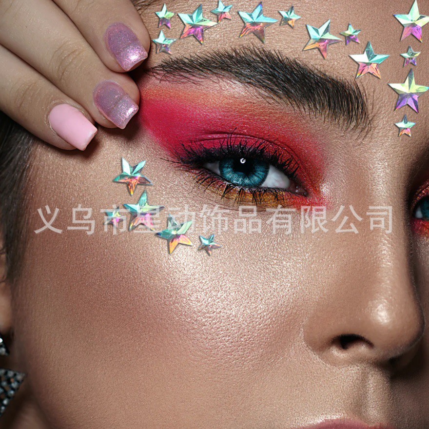 SET 2 Đá đính mặt dạ tiệc lấp lánh Rave &amp; Music Fest | Trang điểm | Make up - Face crystal makeup có sẵn