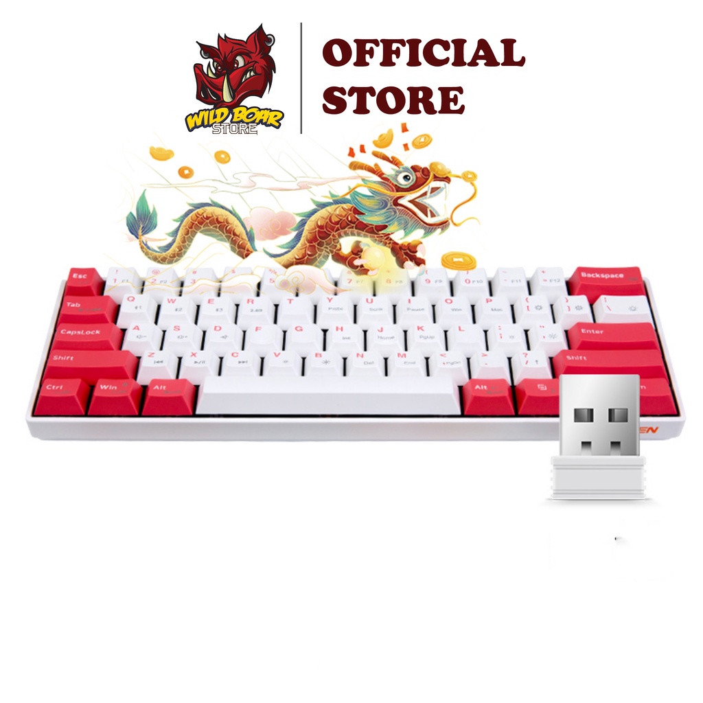 Bàn phím cơ Newmen GM610 Pro - Long hổ tranh hùng