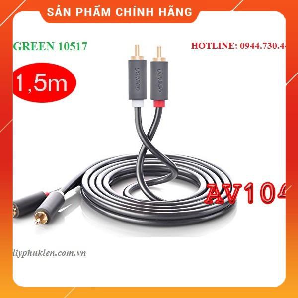 Dây AV 2-2 dài 1.5m UGREEN 10517 dailyphukien