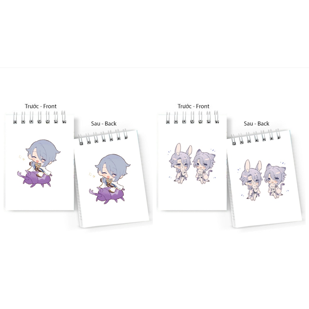 Sổ tay in hình Shikimori-san bạn gái tôi không chỉ dễ thương lò xo 6x10 ghi chú tiện lợi học tập xinh xắn anime chibi