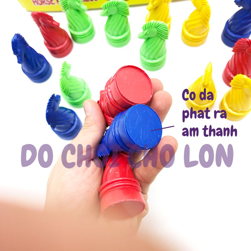 Hộp Cờ Cá Ngựa bằng nhựa Như Yến Cờ Đua Ngựa Horse Race Chess