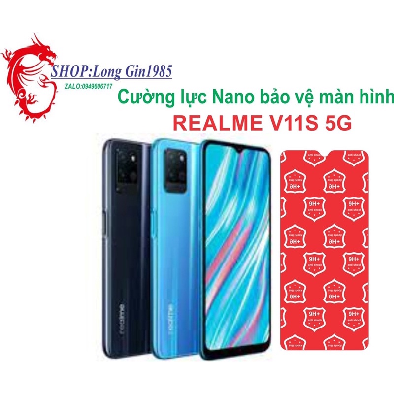 Realme V11S 5G Cường lực dẻo Nano chống va đập chống trầy xước tốt