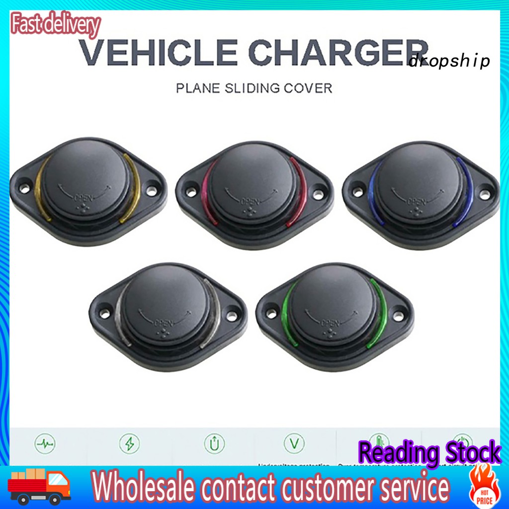 Ổ CắM SạC Usb 12-24v 3.1a Cho Xe Hơi / Xe Buýt / TàU