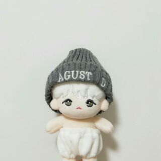 [Sale rẻ]DOLL BTS SUGA tóc trắng 20cm kèm quà