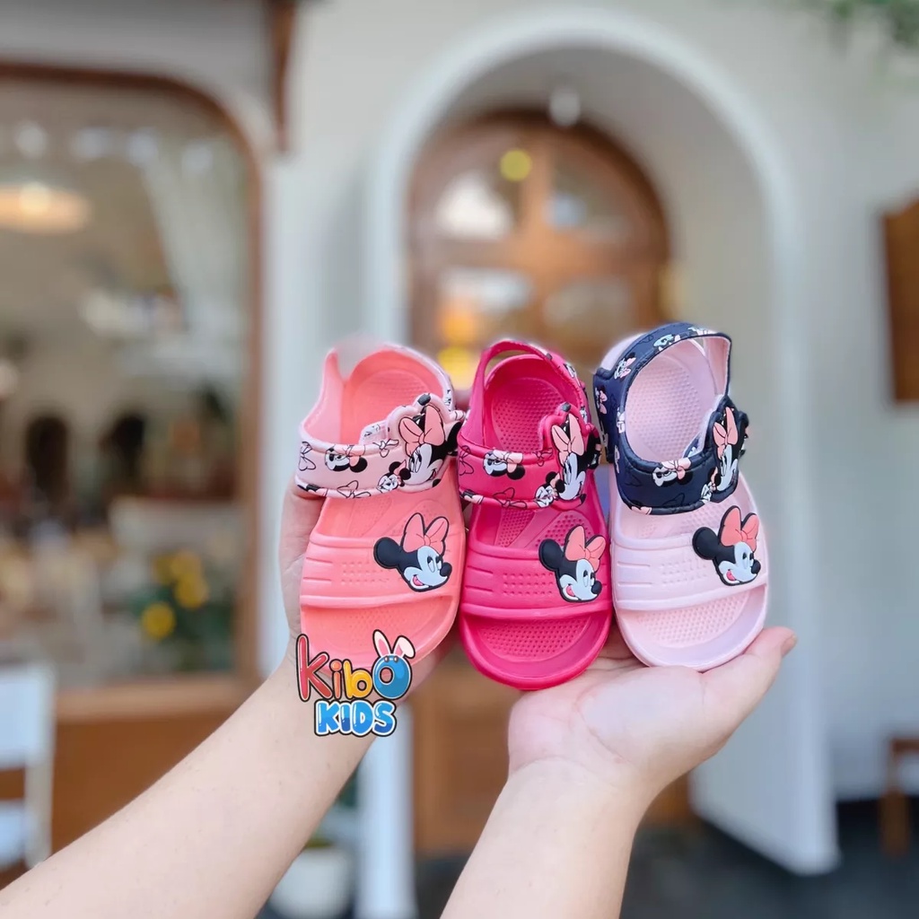 Sandal Xốp Mickey SA409 Cho Bé Gái Siêu Nhẹ, Bền, quá đẹp; cỡ 18-29