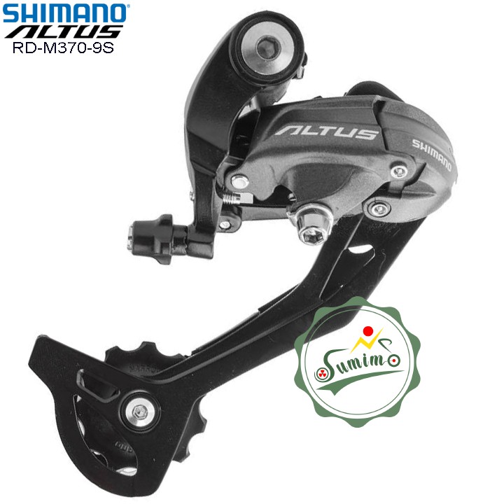 Cùi đề xe đạp - Gạt líp Shimano Altus RD-M370 9 speed - Chính hãng