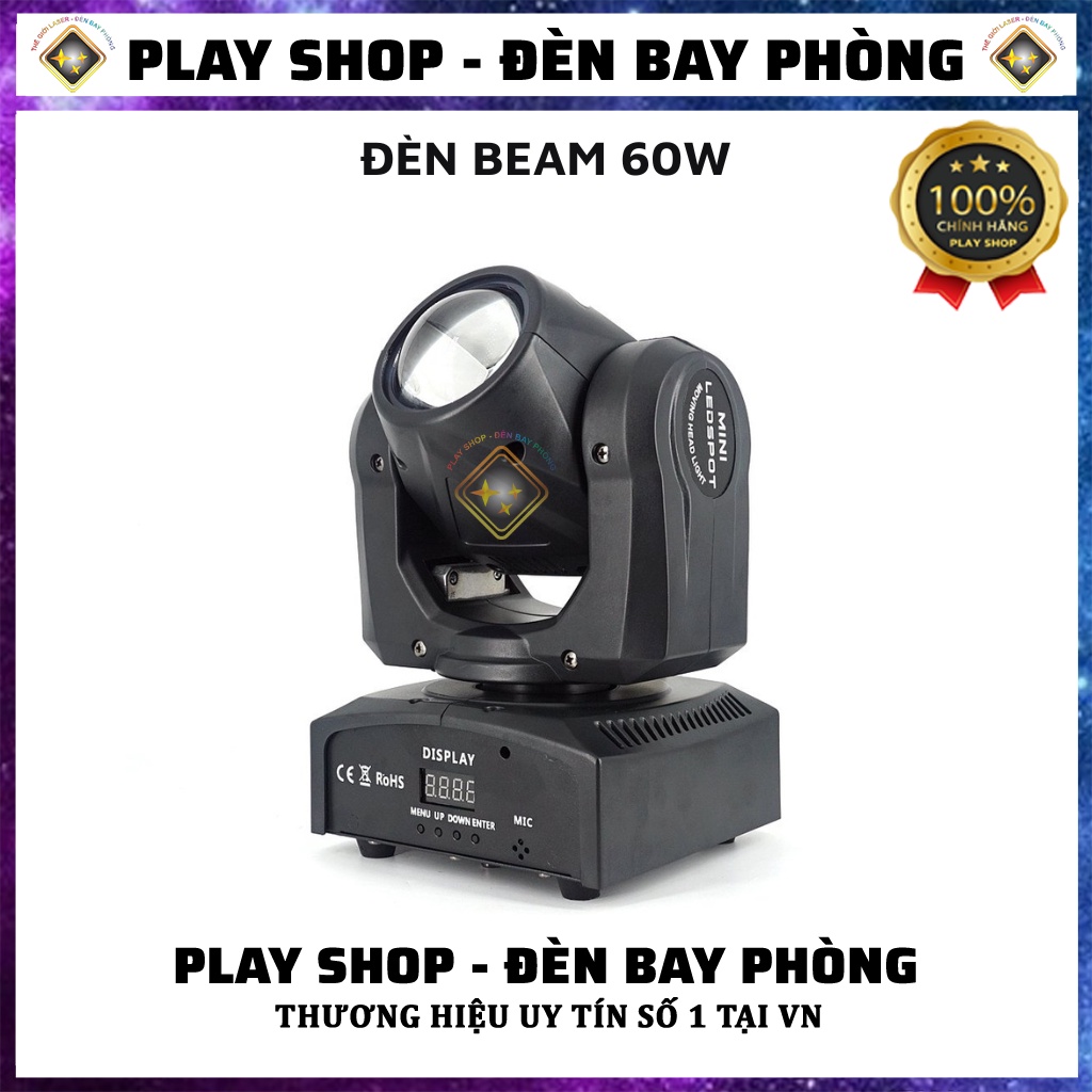 Đèn Moving 60W New 2023 Dùng Cho Sân Khấu , Bar, Pub...