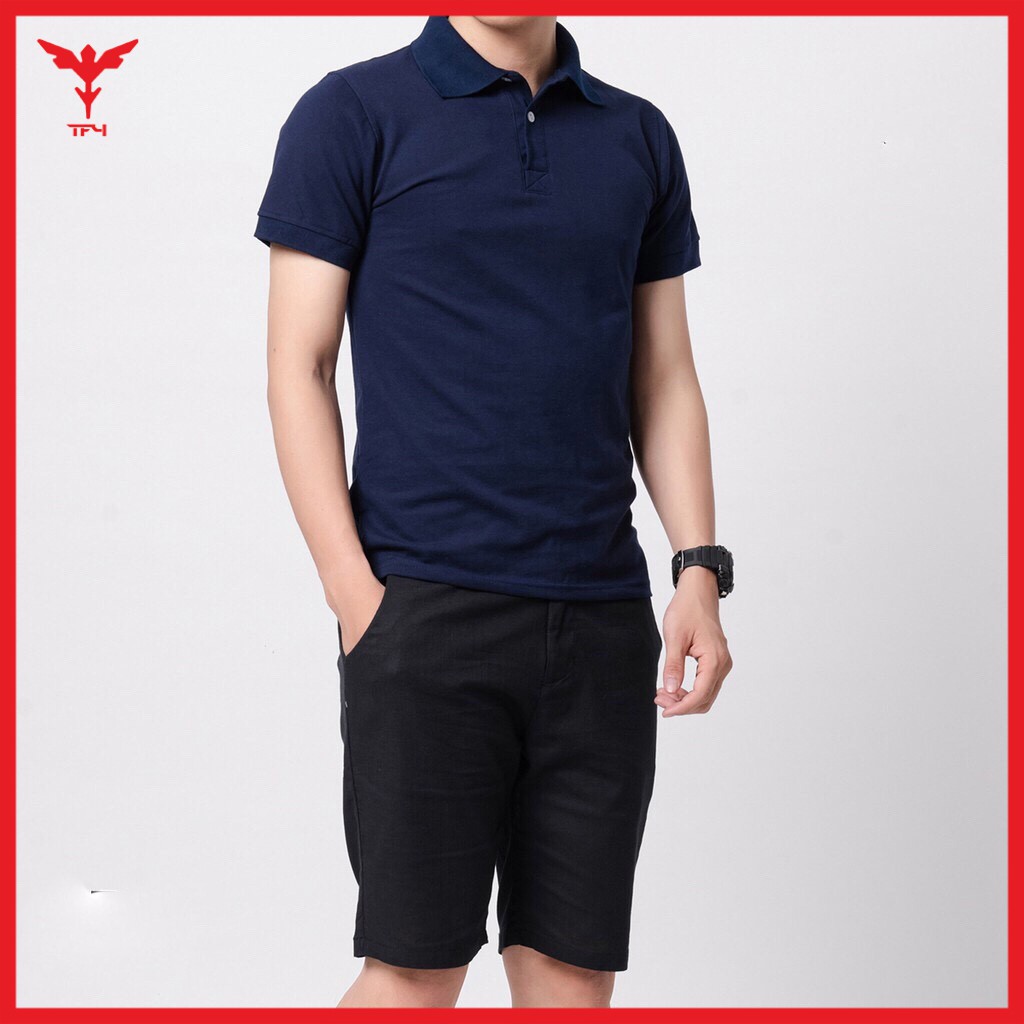 Áo Thun Nam POLO Cổ Bẻ Ngắn Tay,ÁO Phông Nam Dáng Ôm Thời Trang Cam Cấp | BigBuy360 - bigbuy360.vn