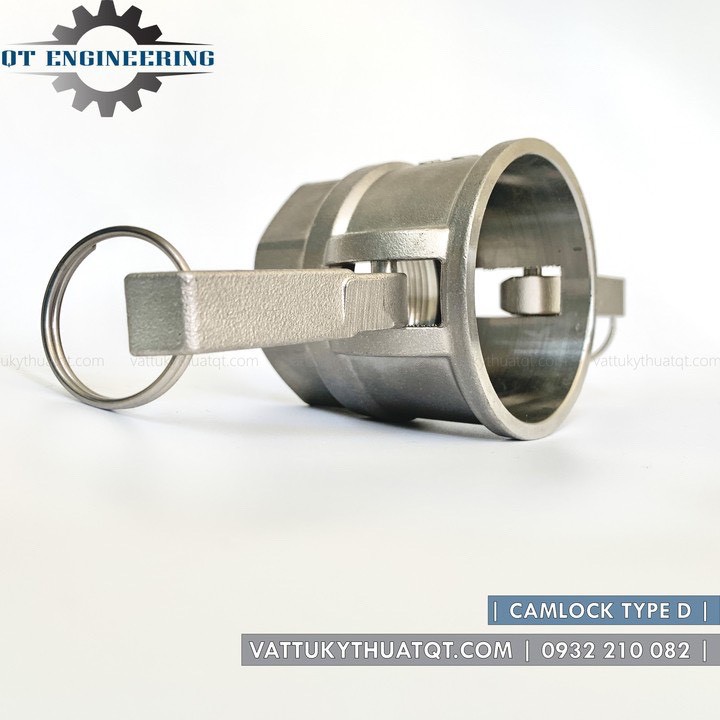 Khớp nối nhanh Camlock INOX 304 | Kiểu D | DN32,40,50