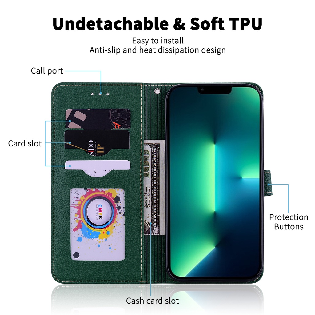 Dành Cho Samsung Galaxy A05 A05s A9 A8 A7 A6 A5 A91 A90 S10 Lite Plus 2018 2017 2016 Bao Da Lật Nam Châm Đứng Ví Điện Thoại