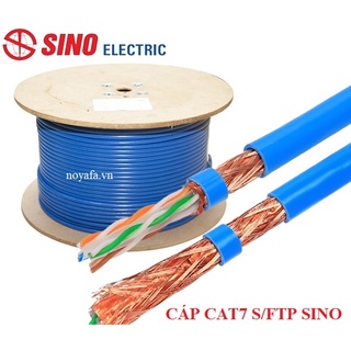 Cáp mạng sino cat7 s/ftp cao cấp, chống chuột, dùng cho biệt thư
