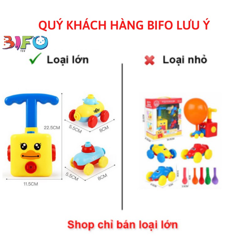 Đồ chơi xe hơi bóng bay, bơm bóng đua xe, phát triển khả năng vận động và tư duy của trẻ loại mới