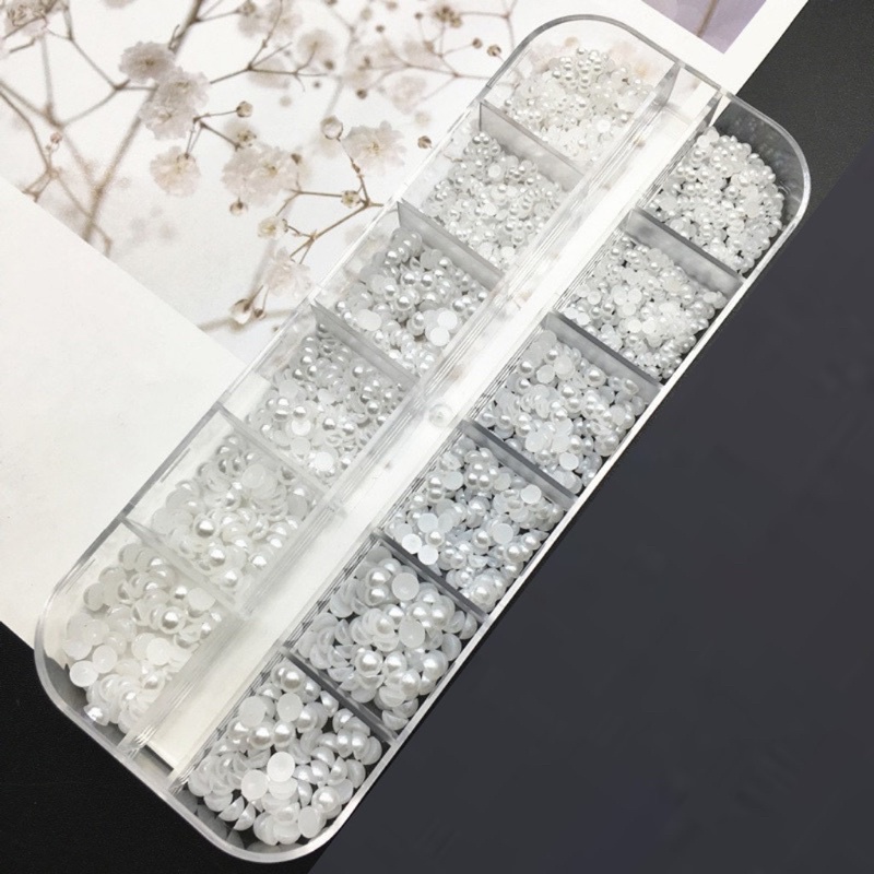Trai nửa nail, túi ngọc trai mix size- Cheap Nail