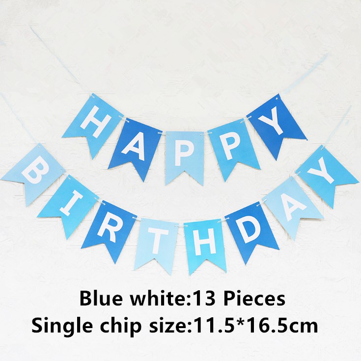 Banner Trang Trí Tiệc Hình Đuôi Cá 11.5*16.5cm