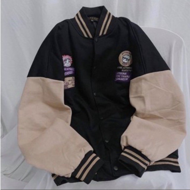 Áo Khoác Bomber 199x chất nỉ dạ dày dặn cực xịn Form unisex Nam/Nữ cực đẹp hàng cao cấp