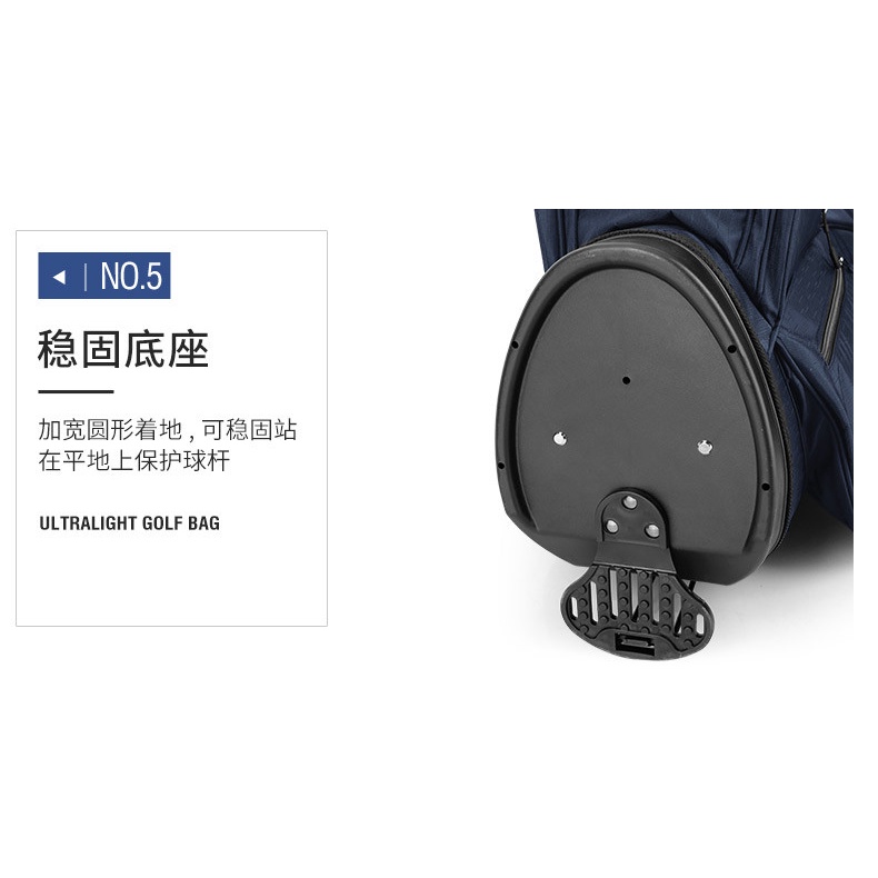 TÚI GẬY GOLF FULLSET CHỐNG NƯỚC CÓ CHÂN CHỐNG - PGM QB074 LIGHTWEIGHT WATERPROOF STAND GOLF BAG