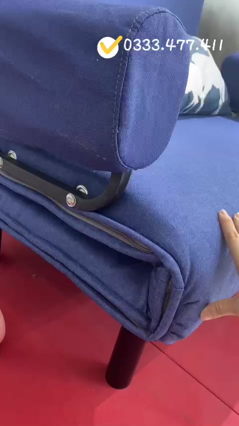Sofa giường gấp gọn và mở ra thành giường, Sofa bed đa năng có đệm tay êm ái, Ghế sopha giường tiết kiệm không gian | BigBuy360 - bigbuy360.vn