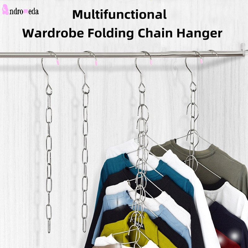 Móc Treo Quần Áo Đa Năng 8/10 Lỗ Bằng Thép Không Gỉ