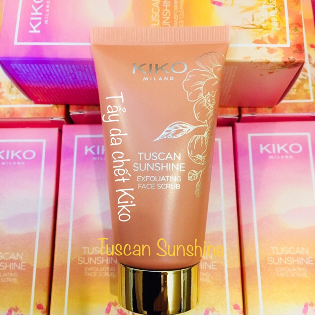 [Sale 60%] Tẩy da chết mặt Kiko Tuscan Sunshine Face Scrub