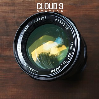 Ống kính mf - super multi coated takumar 105mm f2.8 ngàm m42 - 5935218
