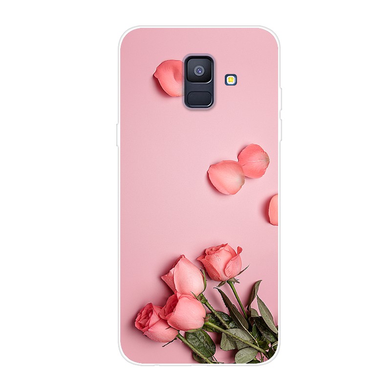 Ốp điện thoại in hoa văn thời trang cho Samsung Galaxy A6 2018 | BigBuy360 - bigbuy360.vn