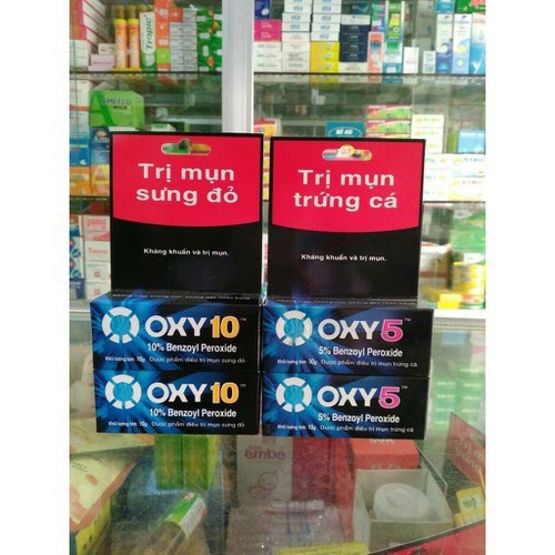 Gel bôi mụn sưng đỏ Oxy