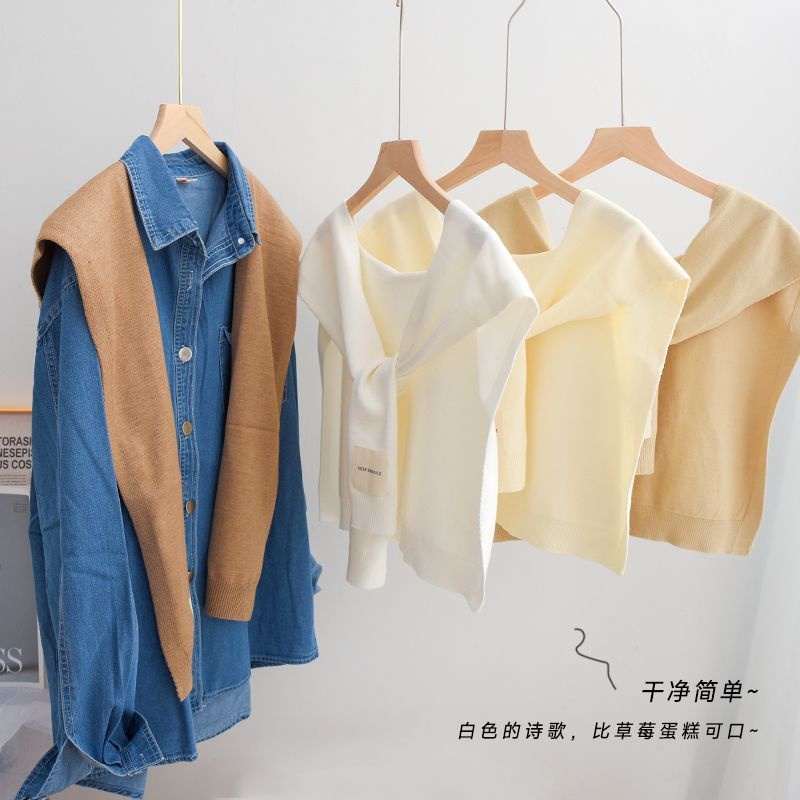 Khăn Choàng Dệt Kim Thời Trang Xuân Thu Cho Nữ