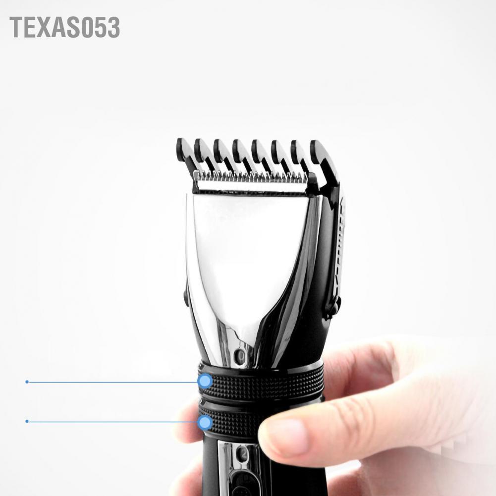 Texas053 Máy cắt tóc điện lưỡi thép không gỉ chuyên nghiệp