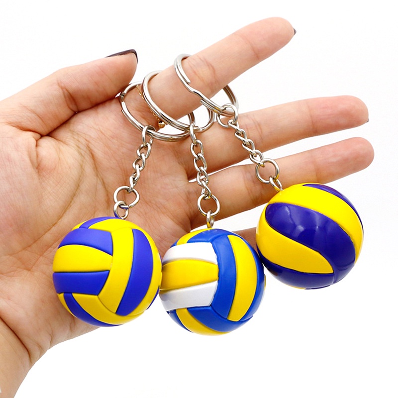 ### Móc Khóa Bóng Mini Bằng Nhựa Pvc Xinh Xắn