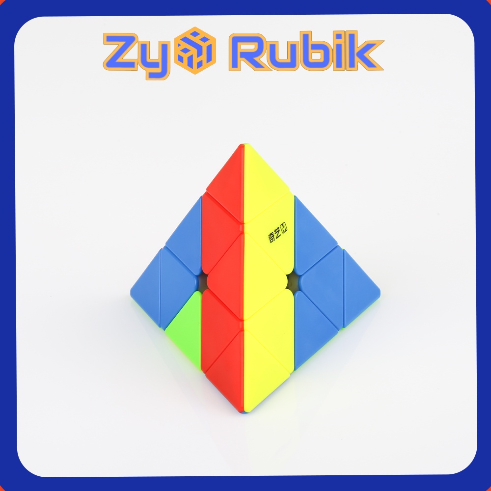 Rubik pyraminx 3x3  QiYi MS Magnetic 2020 stickerless (Có nam Châm- Hãng Mod M) - ZyO Rubik