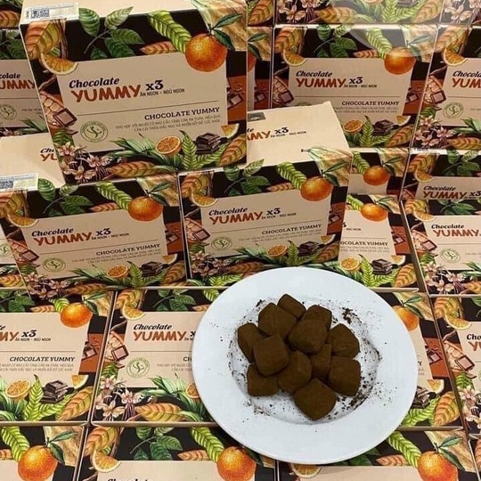 Kẹo Tăng Cân Chocolate Yummy X3 Kẹo Socola Kích Thích Ăn Ngon Hỗ Trợ Tăng Cân
